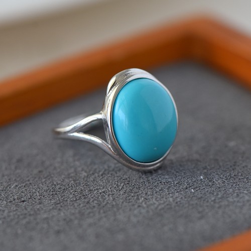 男女款S925纯银宝石镶嵌戒指空托