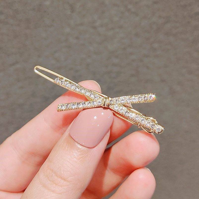 韩国x满钻发夹一字夹边夹少女刘海夹青蛙扣成年夹子网红简约发卡,饰品/流行首饰/时尚饰品新,发饰,淘宝优惠券,粉丝福利购,淘宝优惠卷