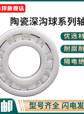 氧化锆满珠陶瓷轴承6206CE内径30 外径62 厚度16 精密高速