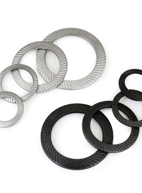 DIN9250 304不锈钢/65MN锰锁紧垫片防松垫圈双面齿蝶形防滑M3-M30