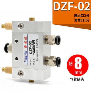 气动开关气阀自动往复阀调速ZDV-08二位五通换向阀控制阀气缸开关