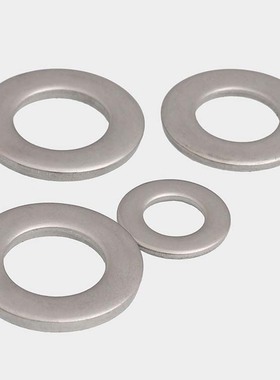 UNC英美制304不锈钢平垫圈BSW平垫片介子华司6#8#10#1/43/45/16/8