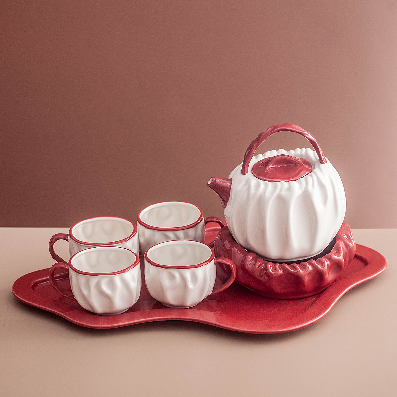 丼美高颜值简约花茶具