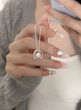 轻奢小众设计感简约百搭项链女生