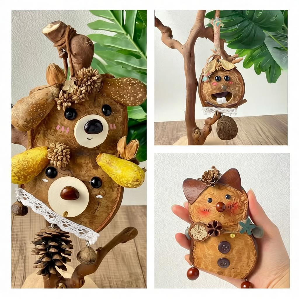 豆荚娃娃DIY材料包631