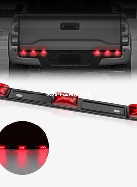 工厂供应12v红色9LED条形尾灯带支架适用卡车拖车船 亚马逊热销