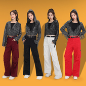 女团舞蹈韩服kpop舞蹈服年会套装 2025新款 表演服成人爵士舞女服装