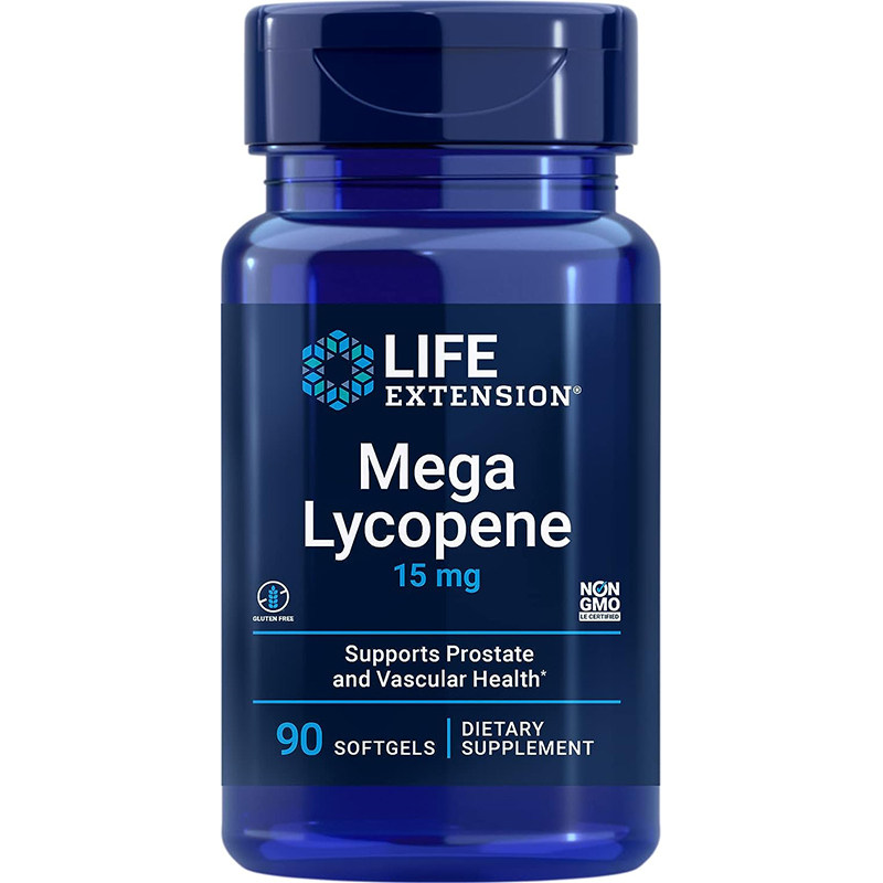 现货美国Life Extension番茄红素软胶囊Mega Lycopene 15毫克90粒