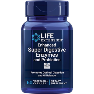 现货Life Extension Digestive Enzymes消化酶酵素蛋白酶益生菌