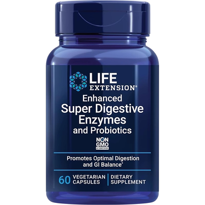 现货Life Extension Digestive Enzymes消化酶酵素蛋白酶益生菌