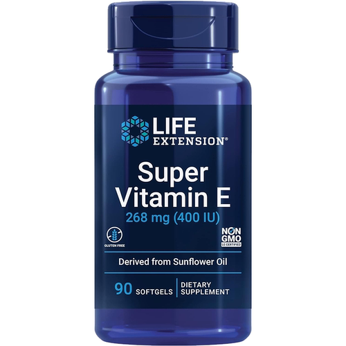 现货Life Extension Super Vitamin E超级维生素E葵花籽油生育酚