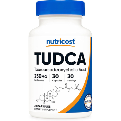 美国Nutricost TUDCA对氨基苯甲酸牛磺熊去氧胆酸脂肪消化代谢