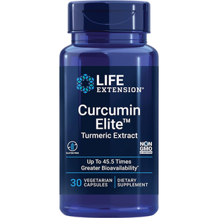 现货美国Life Extension Curcumin Elite姜黄素提取物胶囊30粒
