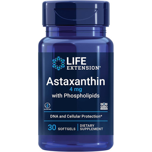 现货Life Extension 虾青素 Astaxanthin 雨生红球藻卵子试管自怀
