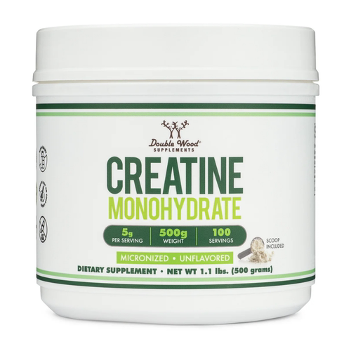 美国Double Wood Creatine Monohydrate 微粒化一水肌酸粉末500克