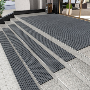 条纹户外楼梯踏步垫商用店铺酒店门口地毯可裁剪地垫台阶防滑脚垫