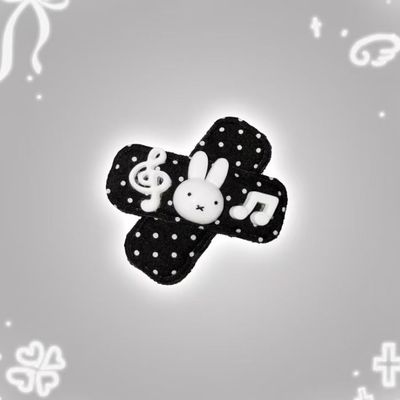 甜美可爱米菲兔创口贴发夹