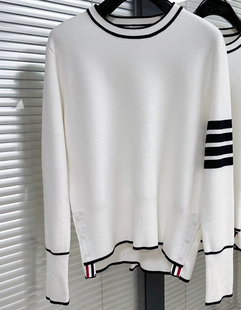 BACK 型 针织圆领卫衣毛衣 前短后长版 显高显瘦 高织高密 TAYLOR