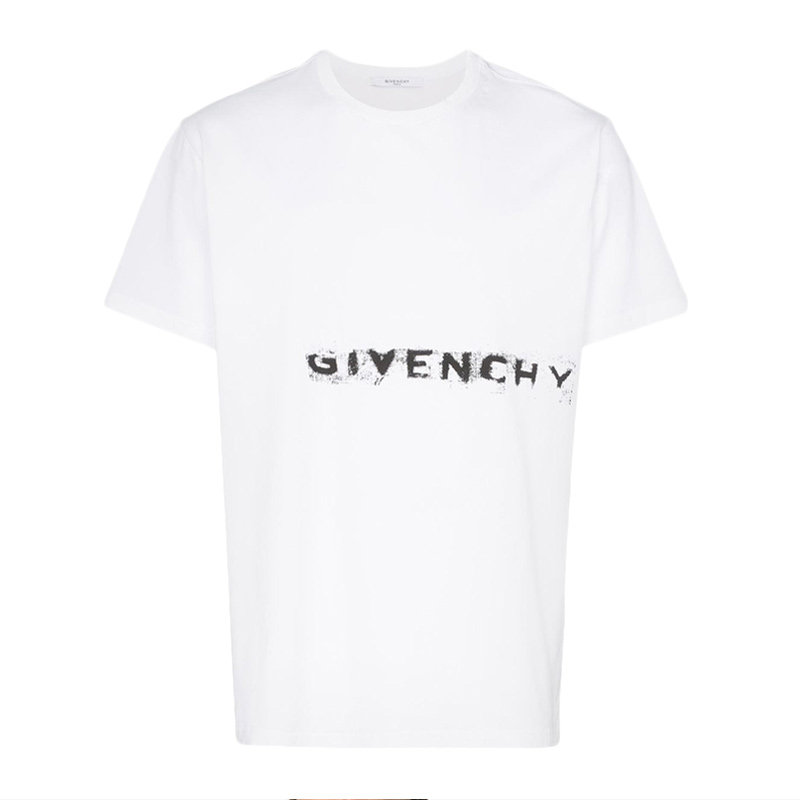 Givenchy 纪梵希 男士短袖T恤圆领男士上衣 BM70M33002-100