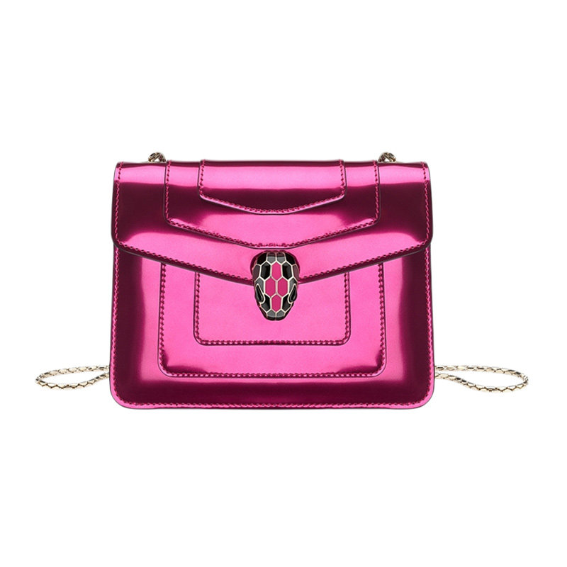 BVLGARI 宝格丽 新款女士粉色牛皮单肩包 288716