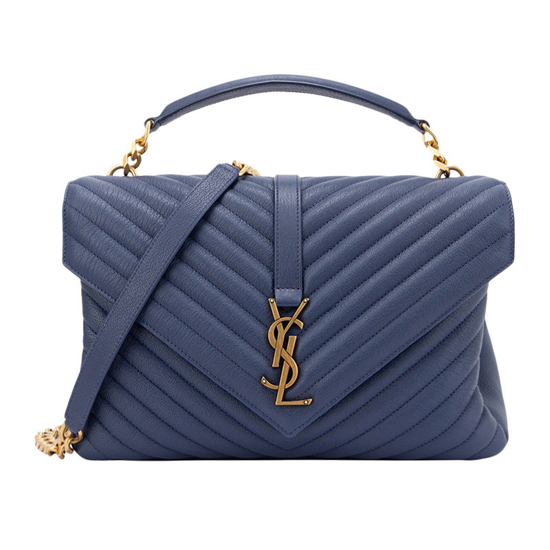 YSL圣罗兰旗舰店官网包包女士链条手提斜挎信封包单肩羊皮通勤