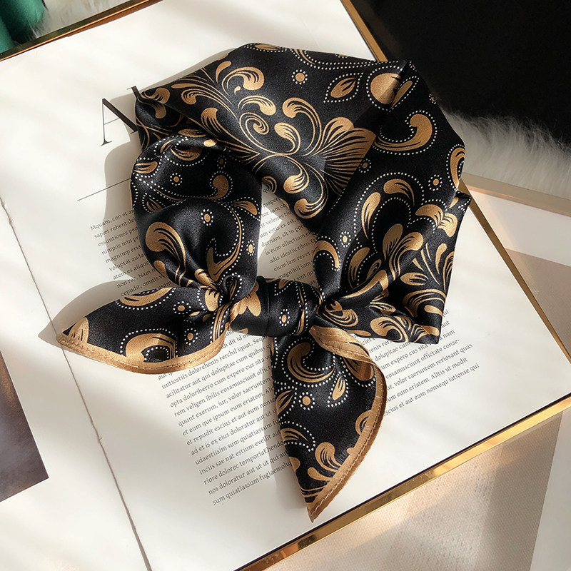 百搭黑色真丝丝巾新款100%桑蚕丝小方巾秋冬韩国小领巾搭衬衫工装,服饰配件/皮带/帽子/围巾,围巾/丝巾/披肩,淘宝优惠券,粉丝福利购,淘宝优惠卷