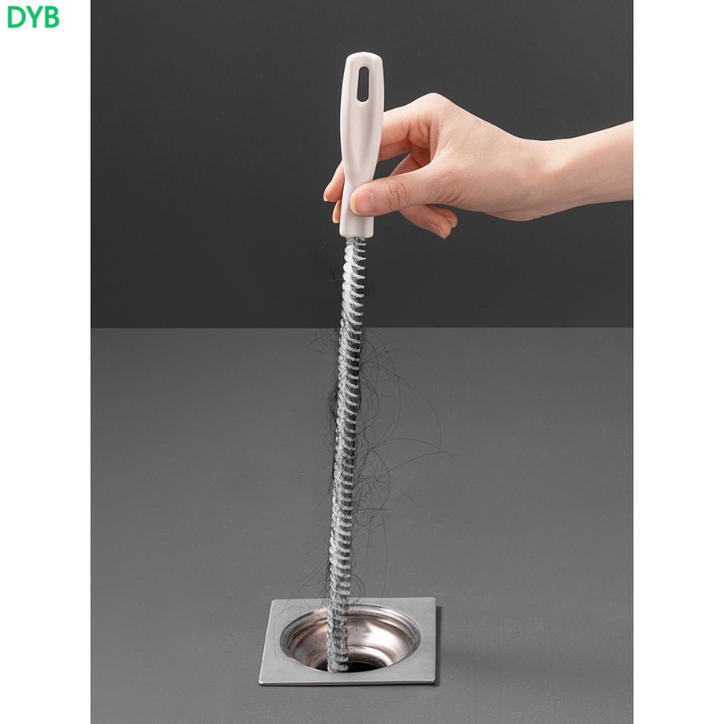 日本管道疏通器通下水道毛发清理器洗脸水池清洁刷通水管神器工具