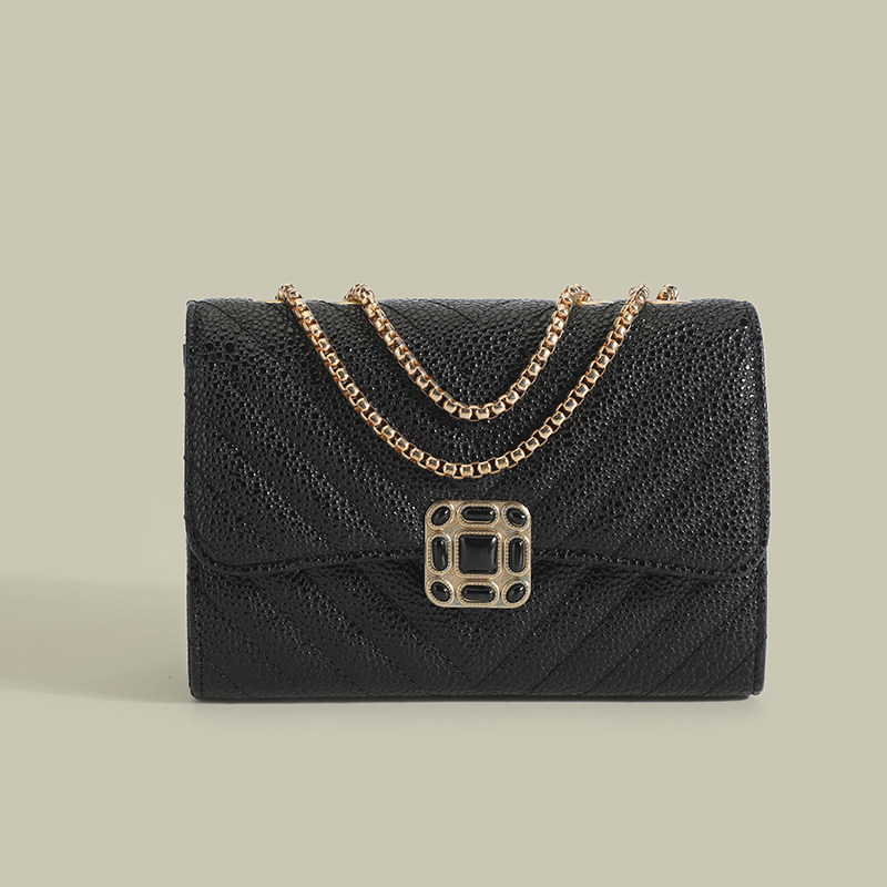 JaneDance/简舞2022新款果冻包流行斜挎原创设计方形时尚菱格包