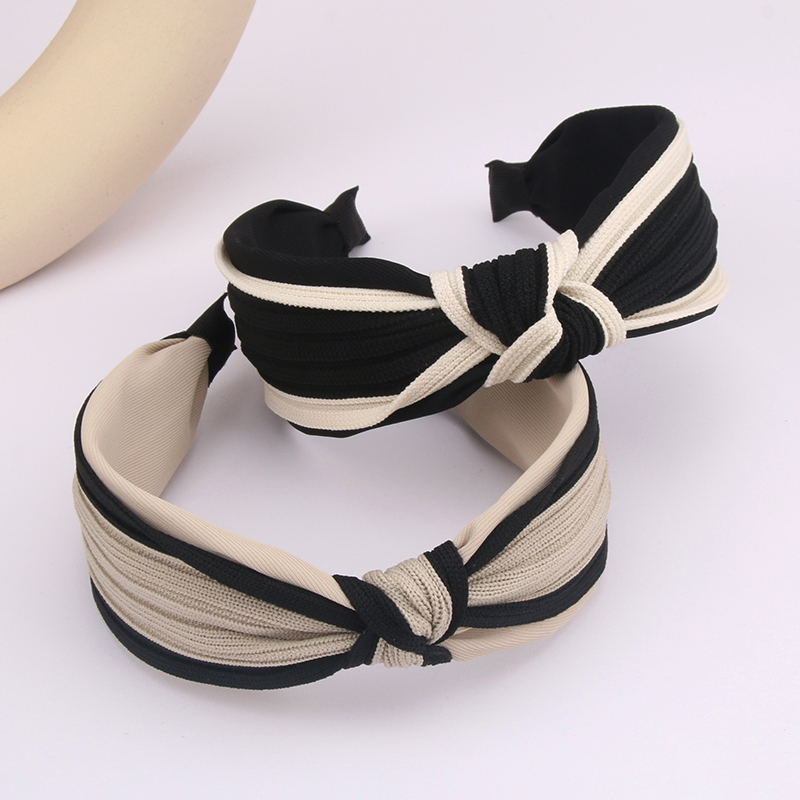 韩版简约百搭宽边打结头箍发卡小香风发箍女显脸小发卡头饰发饰品