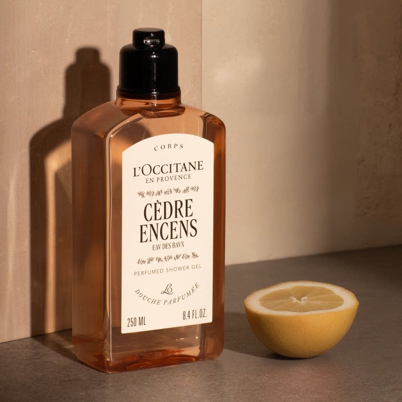 新品!L'occitane/欧舒丹雪松乳香沐浴露温和清洁保湿香体250ml