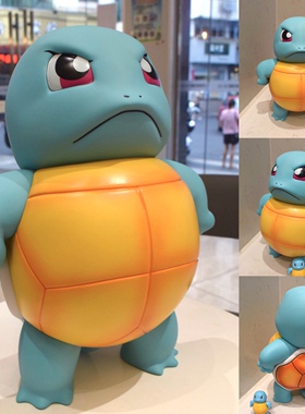 正品理直气壮生气傲娇杰尼龟可达鸭小火龙1比1模型摆件手办生日女