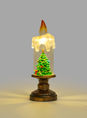 「无聊看看蜡烛里的圣诞」”氛围