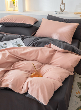 定做Double国外纯棉床上用品Single被套床单床笠Twin英国学生北欧