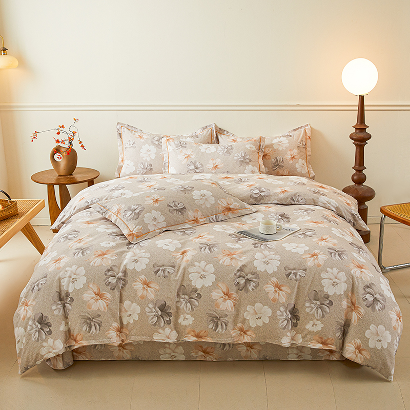 美国四件套king被套床单床笠full澳洲床上用品高密全棉加厚double