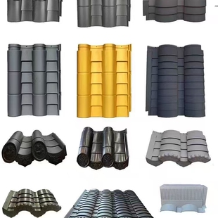 小青瓦高分子仿古一体瓦四合院新中式新型仿古一体瓦屋顶玻璃钢瓦