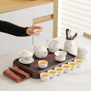 2026年新款茶具套装德化白瓷家用整套喝茶中式泡茶壶茶杯办公会客
