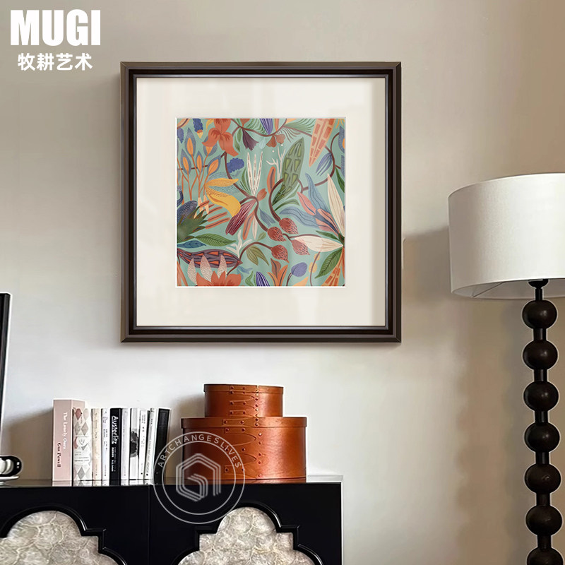 法式覆古客厅装饰画抽象高级感玄关餐厅中古风沙发墙卧室床头挂画,家居饰品,现代装饰画,淘宝优惠券,粉丝福利购,淘宝优惠卷