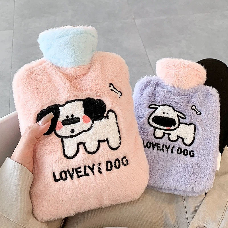 可爱热水袋注水毛绒暖手宝灌水女生加厚暖宝宝学生宿舍冬天暖水袋