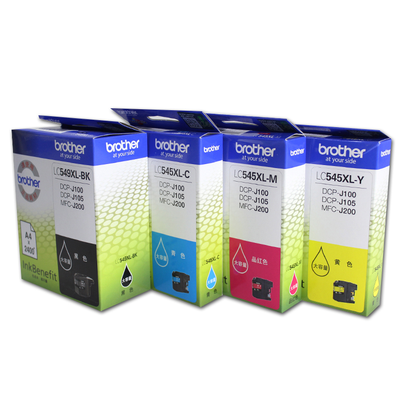 原装兄弟LC545XL彩色墨盒LC549XL-BK黑色DCP-J100 J105 MFC-J200|ruв категории офисное оборудование/расходные материалы/соответствующие услуги, тонер - картридж расходных материалов класса, картридж - от Buy2taobao.com для оказания профессиональной услуги покупки агента Taobao