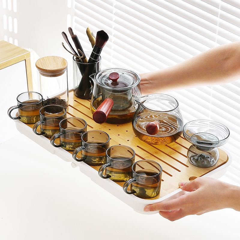 茶瓷汇玻璃功夫茶具家用会客茶杯