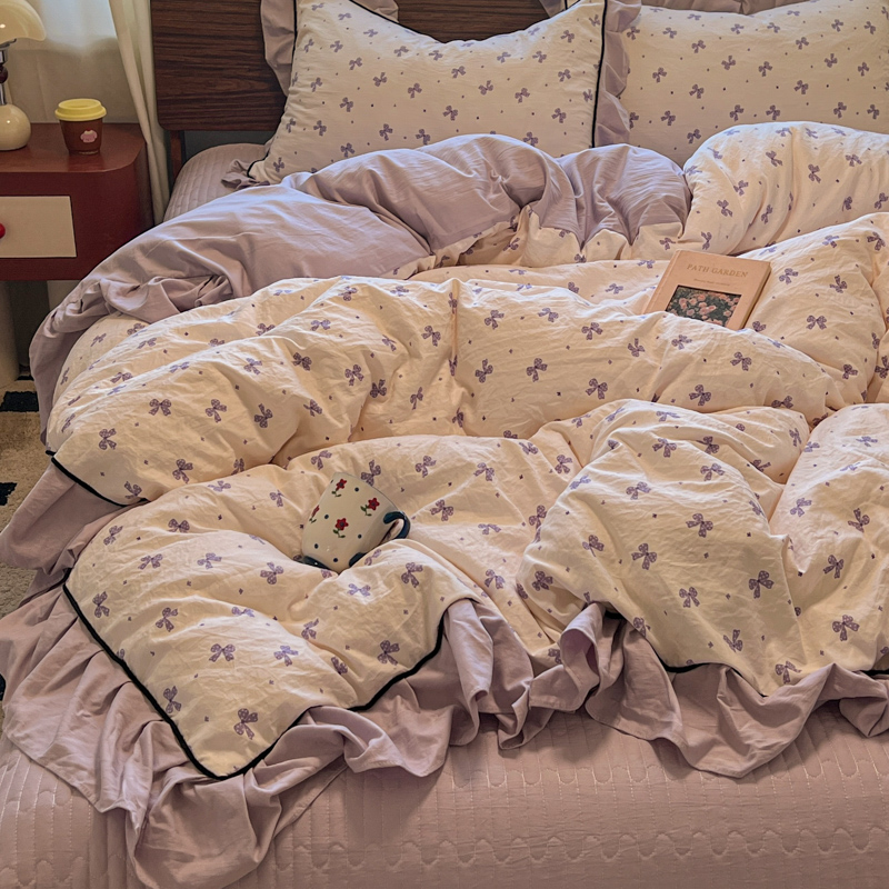 优质母婴级云感棉加厚床盖四件套