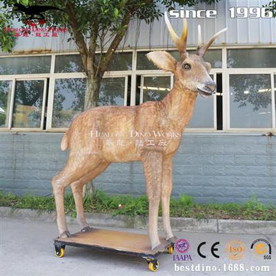 仿真鹿子羚羊稀有动物自贡大型仿真动物主题公园五一展览户外