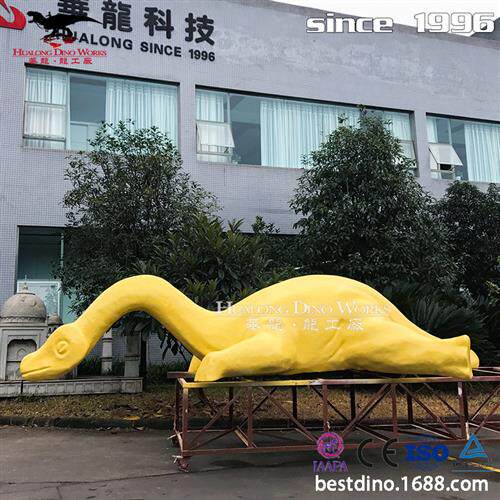 室内室外玻璃钢恐龙滑滑梯儿童乐园游乐设备玩具滑梯泥塑模型游乐