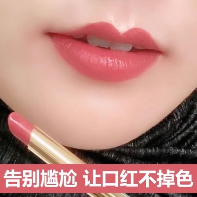 李佳琪推荐不掉色不沾杯灵感山楂色口红雨衣持久防水不脱色豆沙色
