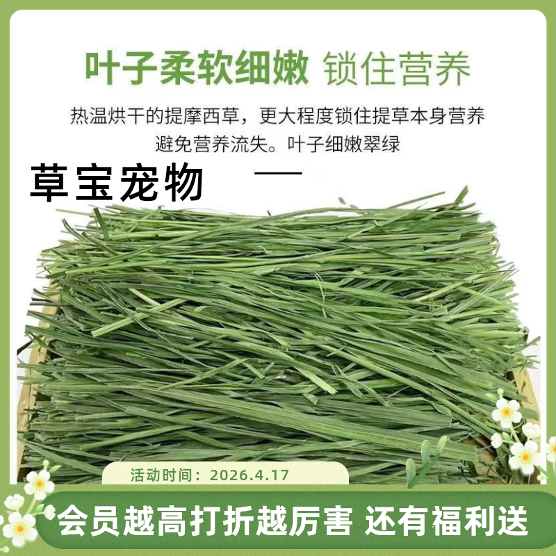 兔草荷兰猪豚鼠龙猫饲料烘干提摩西晒干提摩西小宠