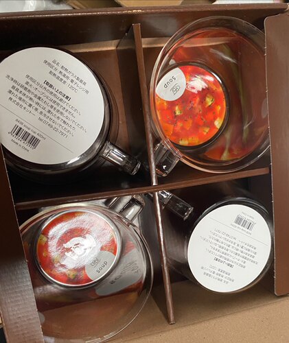日本进口KINTO CAST汤杯420ml耐热玻璃杯奶杯饮料杯水杯带柄汤杯