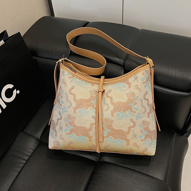 手缝古风国风复古托特包手工材料