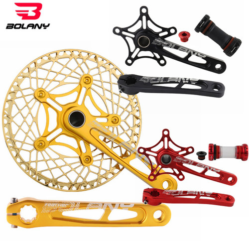 折叠车中空一体牙盘高强度曲柄