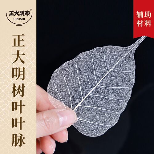 正大明树叶干叶脉大漆装饰品