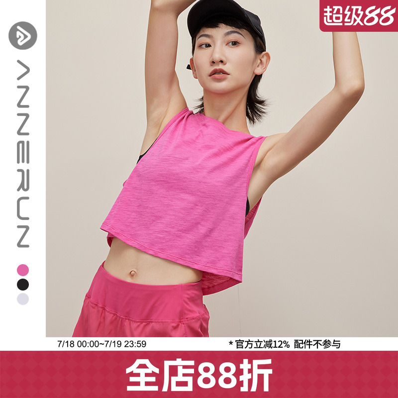 annerun无袖瑜伽背心瑜伽服罩衫